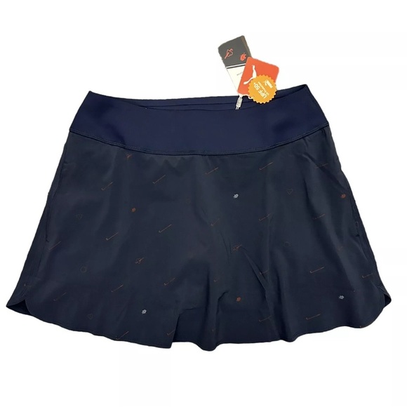 Puma Women's Love Golf Skort Size L Navy Power Shape UPF 50+ Stretch NWT $75 - Picture 1 of 16